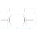 GHX02B GRYF HEKSAGONALNY 28KG 1700MM HMS