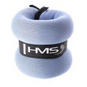 OB04 BLUE OBCIĄŻNIKI DO ĆWICZEŃ NA KOSTKI I NADGARSTKI 2 x 1KG HMS