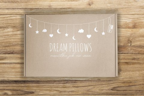 Dream Pillows girlanda pluszowa AKSON serca - TURKUSOWY