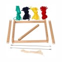 Goki krosno drewniane - mały warsztat tkacki dla dzieci 6+