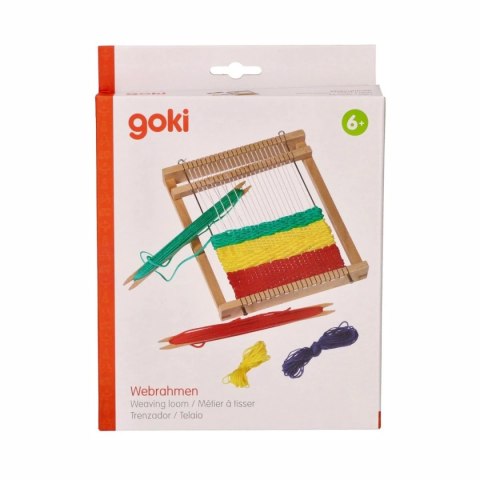 Goki krosno drewniane - mały warsztat tkacki dla dzieci 6+