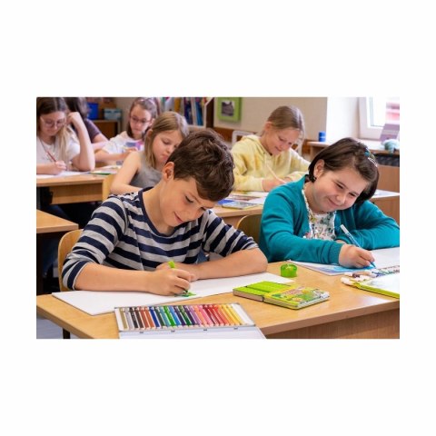 Jolly kredki świecowe niełamiące 10 szt. - w metalowym pudełku 3+