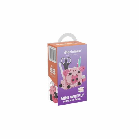 Marioinex Mini Waffle Przybornik Świnka - klocki 70 el. 3+