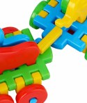 Marioinex Pociąg Mario 46 el. - klocki waffle ze zwierzątkami 2+