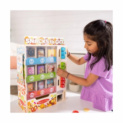 Melissa & Doug Automat do Przekąsek - zabawkowy vending dla dzieci 3+