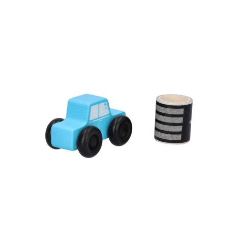 AdamToys deska balansująca półksiężyc - drewniana z filcem 3+