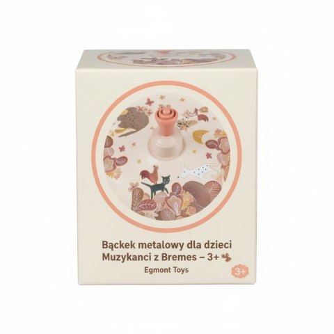 Bączek metalowy dla dzieci Muzykanci z Bremy - Egmont Toys 3+
