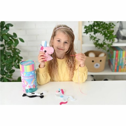 Buddy & Barney Jednorożce - kreatywny zestaw do szycia z filcu 3+