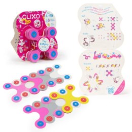 Clixo Sparkle 9 el. błyszczące klocki magnetyczne- 4+