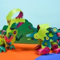 Dinozaury magnetyczne giętkie Clixo zestaw 22 el. dla dzieci 4+