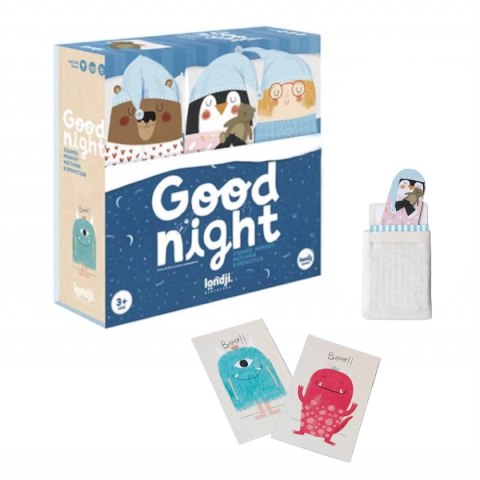 Gra edukacyjna Londji Goodnight 3w1 dla dzieci od 3 lat - pamięć