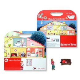 Gra magnetyczna Dom Egmont Toys 100 elementów - walizka 3+