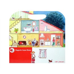 Gra magnetyczna Dom Egmont Toys 100 elementów - walizka 3+