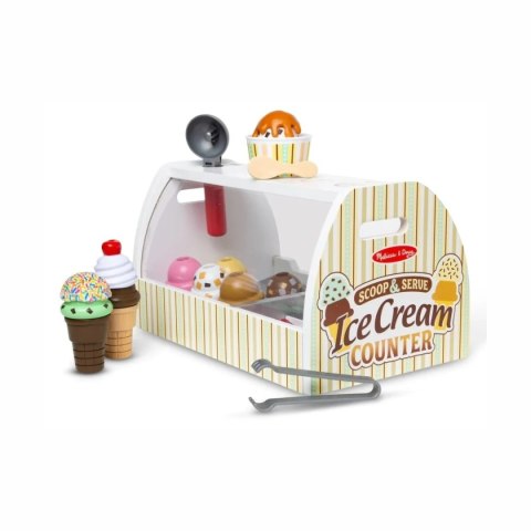 Melissa & Doug Lodziarnia - drewniany sklep z lodami dla dzieci 3+