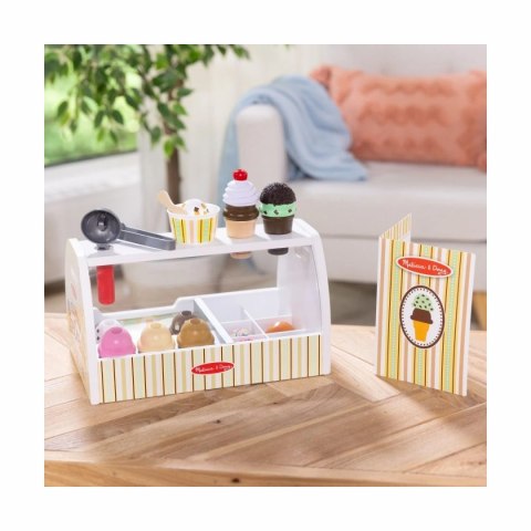 Melissa & Doug Lodziarnia - drewniany sklep z lodami dla dzieci 3+