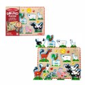 Melissa & Doug puzzle dźwiękowe - zwierzęta z farmy - 8 el. 2+