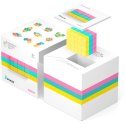 Pixio Sweet 60 klocki magnetyczne żółte różowe turkusowe 6+