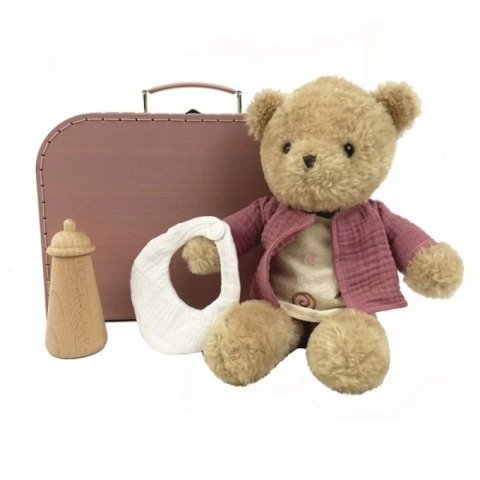 Pluszowy miś z zestawem ubranek w walizce - Egmont Toys 18m+