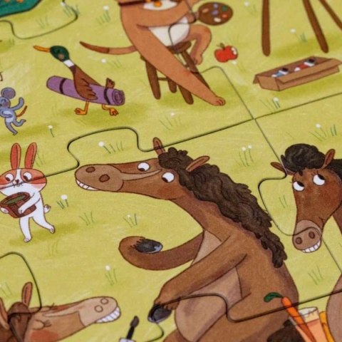 Puzzle Farmtastic traktorek 36 elem. gra szukaj-znajdź - Londji 3+