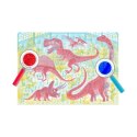 Puzzle edukacyjne Odkryj Dinozaury 200 el. z lupami - Londji 8+