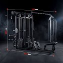 ARGOS BRAMA DO ĆWICZEŃ Z WYCIĄGIEM I STOSEM WIELOSTANOWISKOWA COMMERCIAL HMS