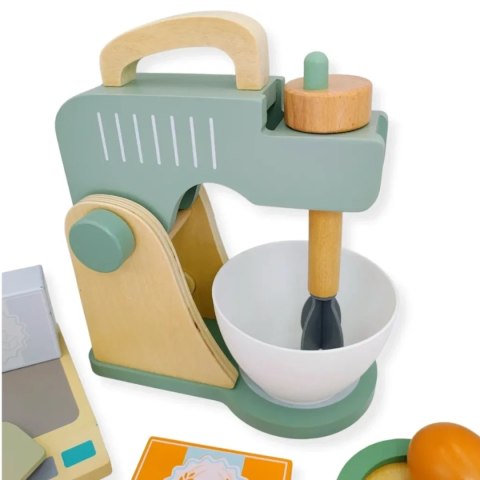 Kabi - Drewniany blender kuchenny z akcesoriami - 3+