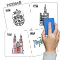 Karty suchościeralne POZNAŃ zestaw 15 szt.