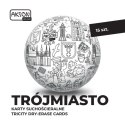 Karty suchościeralne TRÓJMIASTO zestaw 15 szt.