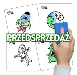 Karty suchościeralne do zabaw KOSMOS zestaw 20 szt.