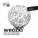 Karty suchościeralne do zabaw WRÓŻKI zestaw 20 szt.