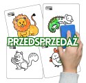 Karty suchościeralne do zabaw ZWIERZĄTKA zestaw 20 szt.