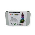 Klocki magnetyczne Mini 30 el. w puszce - Magnetic Mini Tiles 3+