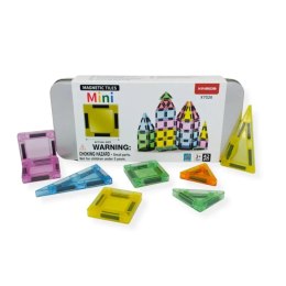 Klocki magnetyczne dla dzieci mini 42 el. - Magnetic Mini Tiles 3+