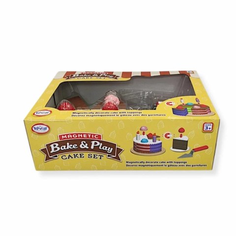 Magnetyczny tort do zabawy 6 kawałków - Popular Playthings 3+