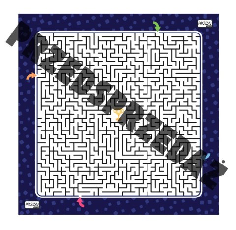 Mata suchościeralna labirynt 100x100 cm Przedsrzedaż NIŻSZA CENA