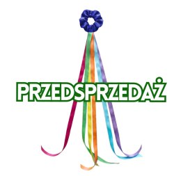 Wstążki do tańca 75 cm na rękę z opaską chabrową 1 szt.