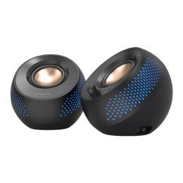 Głośniki Creative Pebble X 15W Bluetooth 5.3 USB-C RGB czarne