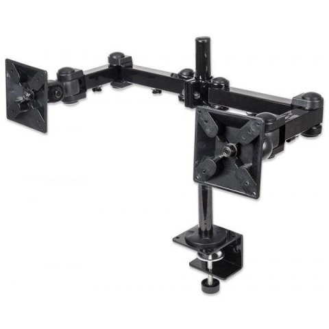 Uchwyt biurkowy Manhattan 13"-24", 2x6kg 2 monitory, regulowany