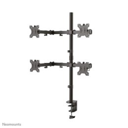 Uchwyt biurkowy do ekranów Neomounts FPMA-D550D4BLACK 8 kg czarny max VESA 100x100