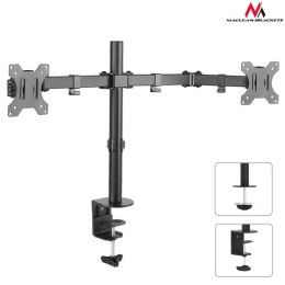 Uchwyt biurkowy na 2 monitory Maclean MC-754 13-32