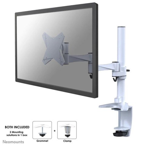 Uchwyt do ekranów Neomounts FPMA-D1330WHITE biurkowy 10"-30" max VESA 100x100 max 9 kg White
