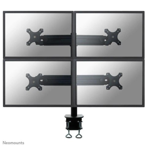 Uchwyt do ekranów Neomounts FPMA-D700D4 biurkowy 19"-30" max VESA 100x100 max 8 kg Black