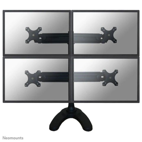 Uchwyt do ekranów Neomounts FPMA-D700DD4 biurkowy 19"-30" max VESA 100x100 max 8 kg Black