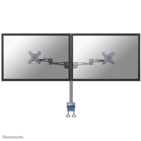 Uchwyt do ekranów Neomounts FPMA-D935D biurkowy 14"-27" max VESA 100x100 max 6 kg Silver