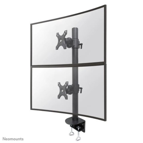 Uchwyt do ekranów Neomounts FPMA-D960DVBLACKPLUS biurkowy 17"-49" max VESA 100x100 max 15 kg Black