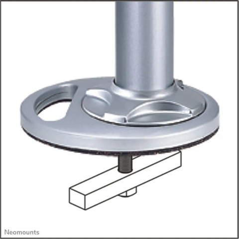 Uchwyt do ekranów Neomounts FPMA-D9GROMMET biurkowy Silver