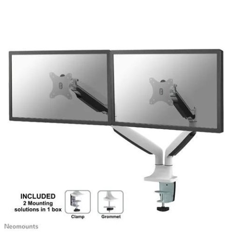 Uchwyt ścienny do ekranów Neomounts NM-D750DWHITE 10"-32" max 9 kg max VESA 100x100 Biały