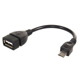 Kabel adapter Maclean MCTV-696 USB 2.0 (F) -> MicroUSB typu B (M)