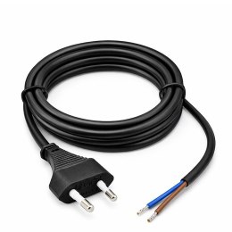 Kabel zasilający Qoltec CEE 7/16 (C) | 2x0.5mm2 | 1.8m