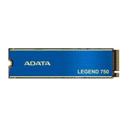 Dysk SSD ADATA LEGEND 750 500GB M.2 PCIe NVMe (3400/2400 MB/s) 2280, 3D NAND